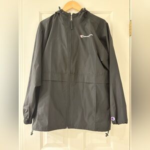 Men’s Champion Black Windbreaker Jacket - Size small